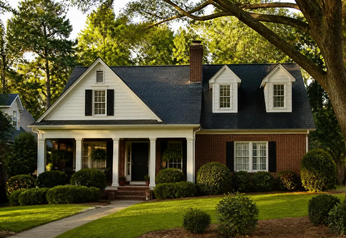 Brick single-family home with a front porch, the kind of house King's Key Investments buys for cash